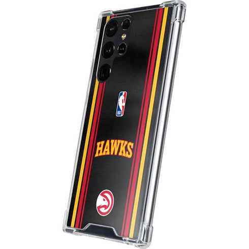 NBA Atlanta Hawks Jersey Galaxy S24 Ultra Clear Case